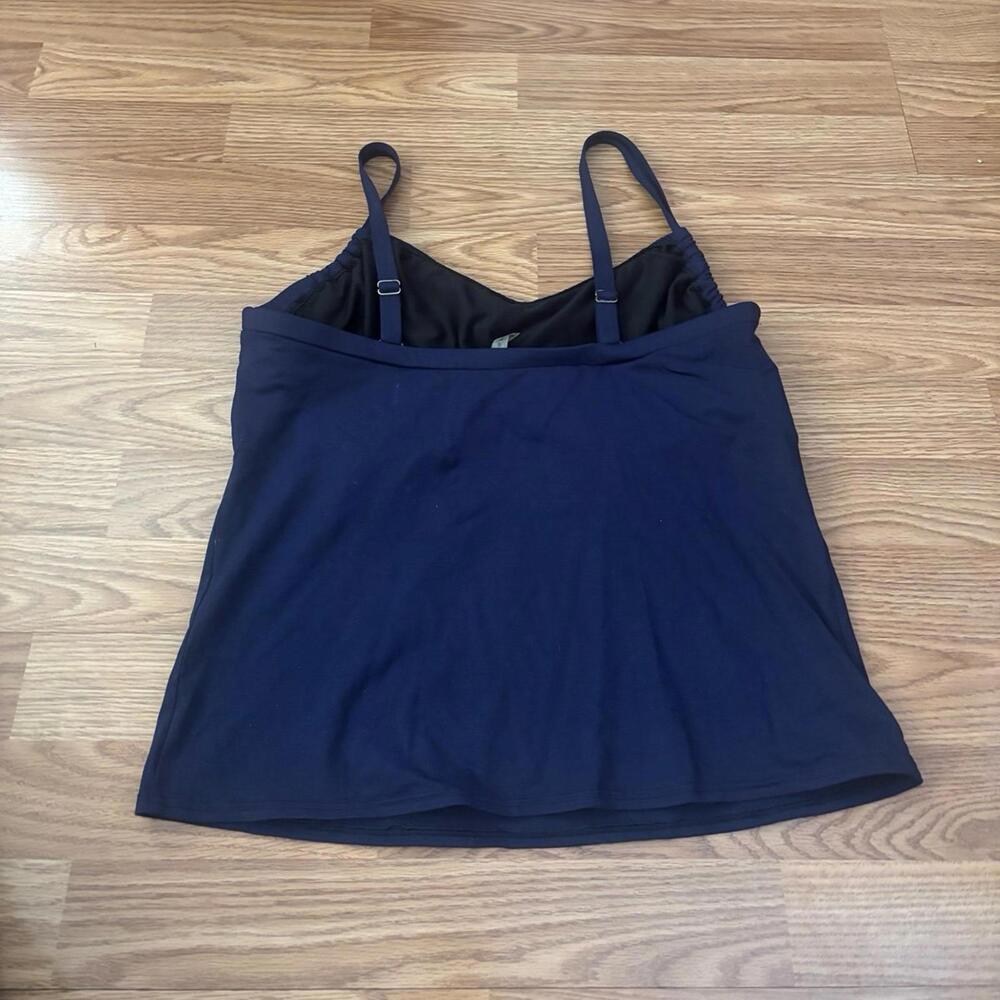 Lands End Tankini Swim Top Size 14DD - Picture 2 of 8